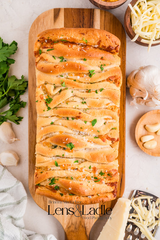 Cheesy Pull Apart Bread- Exclusive Recipe Set