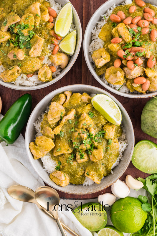 Chicken Chile Verde & Chile Verde Enchiladas- 2 Exclusive Recipes Set