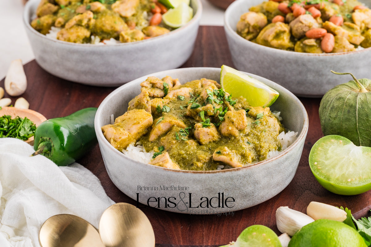 Chicken Chile Verde & Chile Verde Enchiladas- 2 Exclusive Recipes Set
