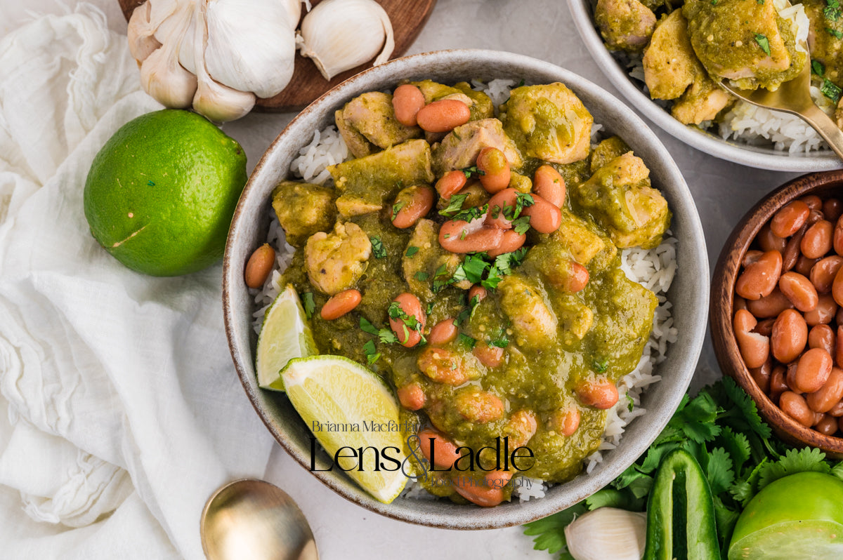 Chicken Chile Verde & Chile Verde Enchiladas- 2 Exclusive Recipes Set