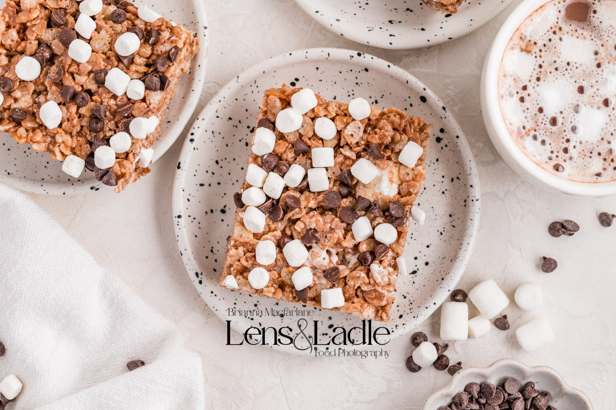 Hot Chocolate Rice Krispie Treats- Exclusive Recipe Set