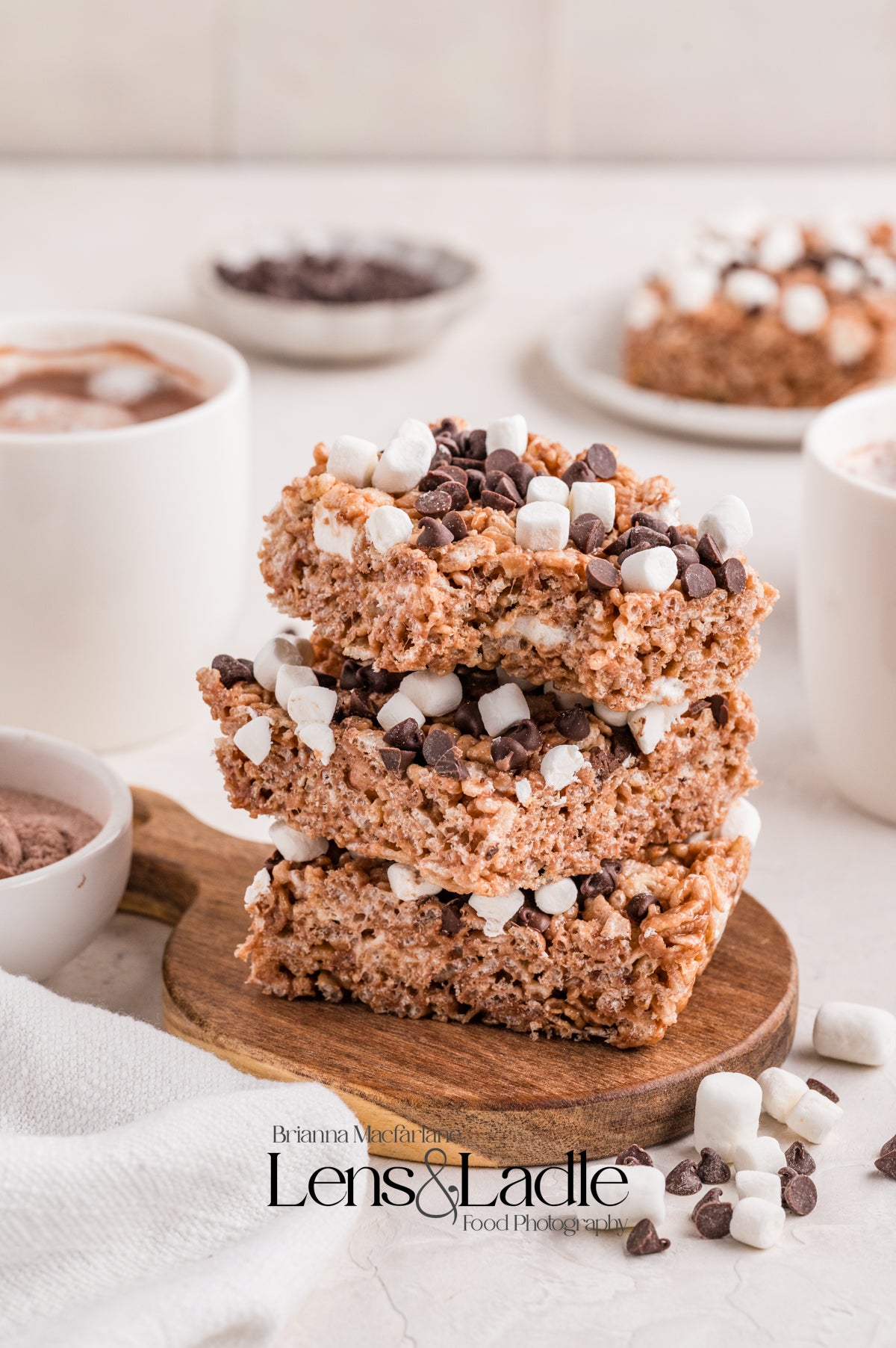 Hot Chocolate Rice Krispie Treats- Exclusive Recipe Set