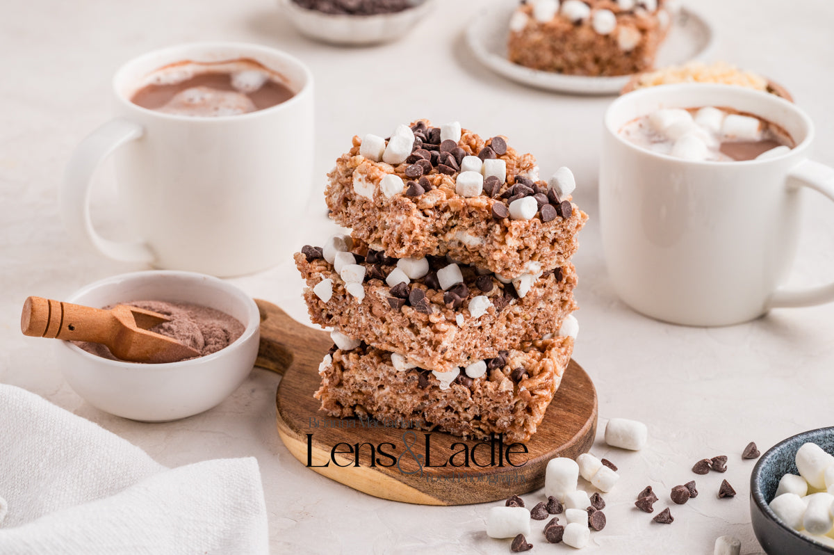 Hot Chocolate Rice Krispie Treats- Exclusive Recipe Set