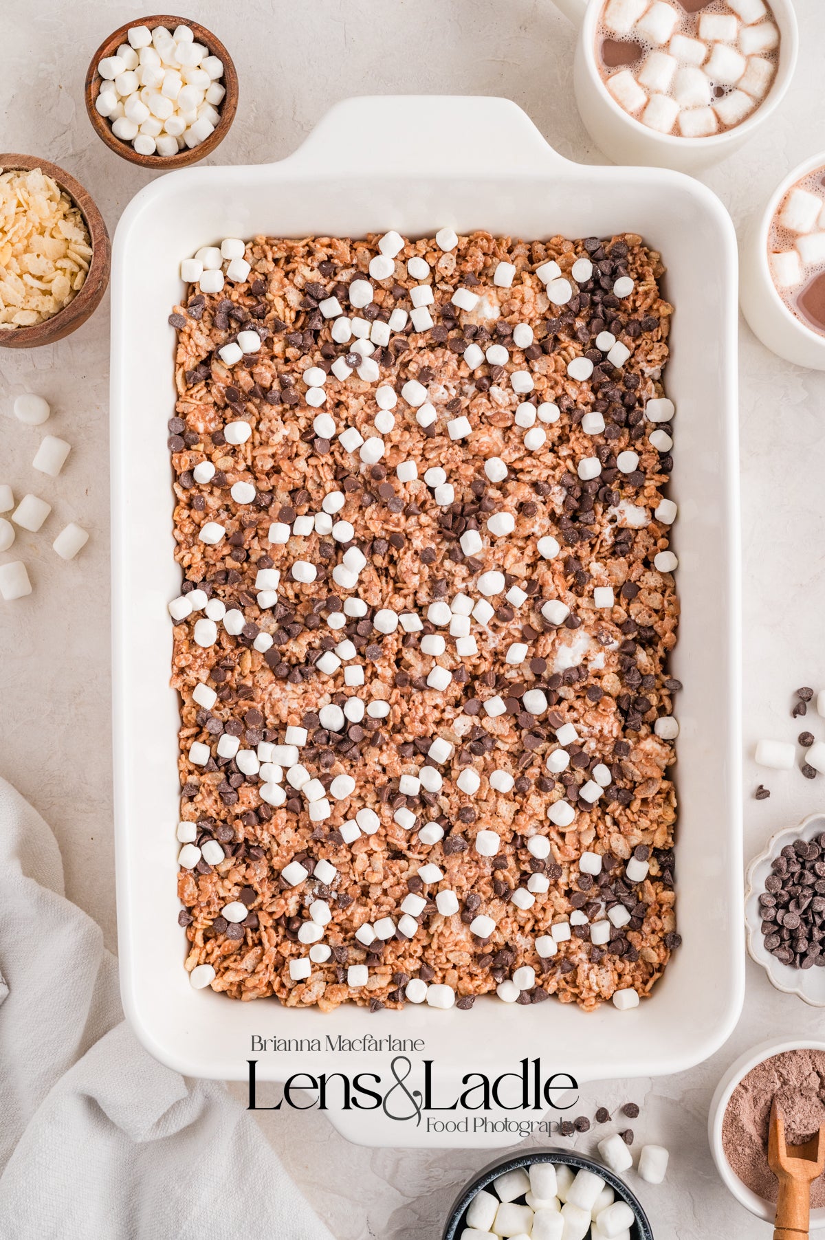Hot Chocolate Rice Krispie Treats- Exclusive Recipe Set