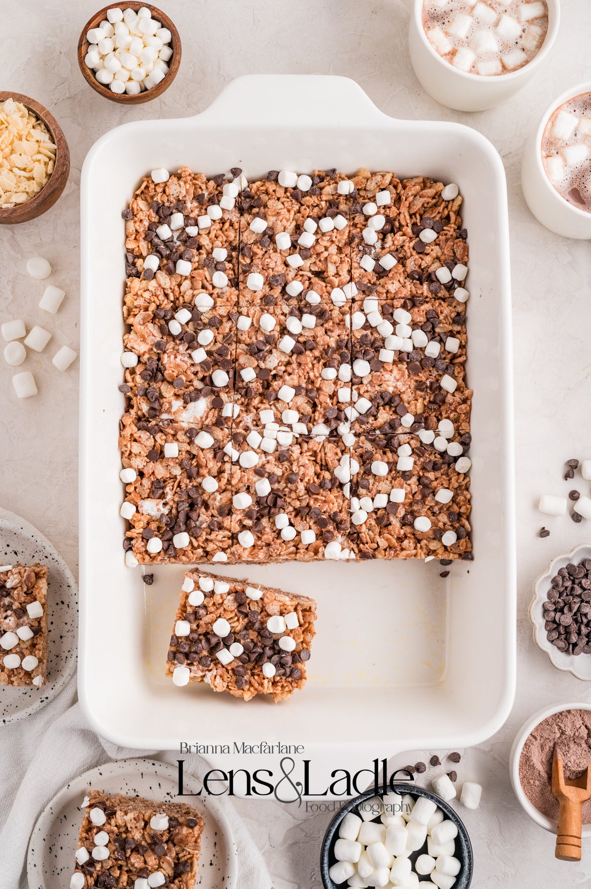 Hot Chocolate Rice Krispie Treats- Exclusive Recipe Set