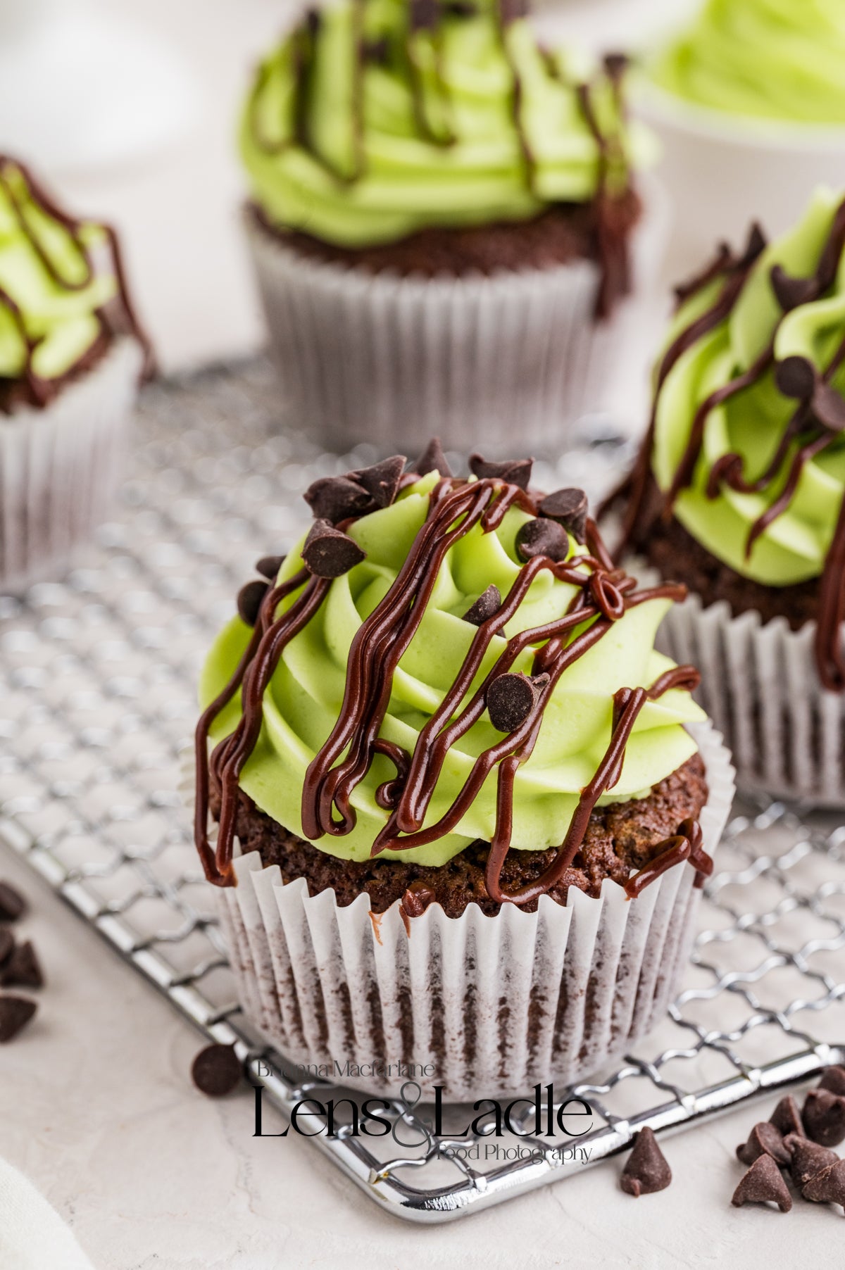 Mint Chocolate Cupcakes- Exclusive Recipe Set