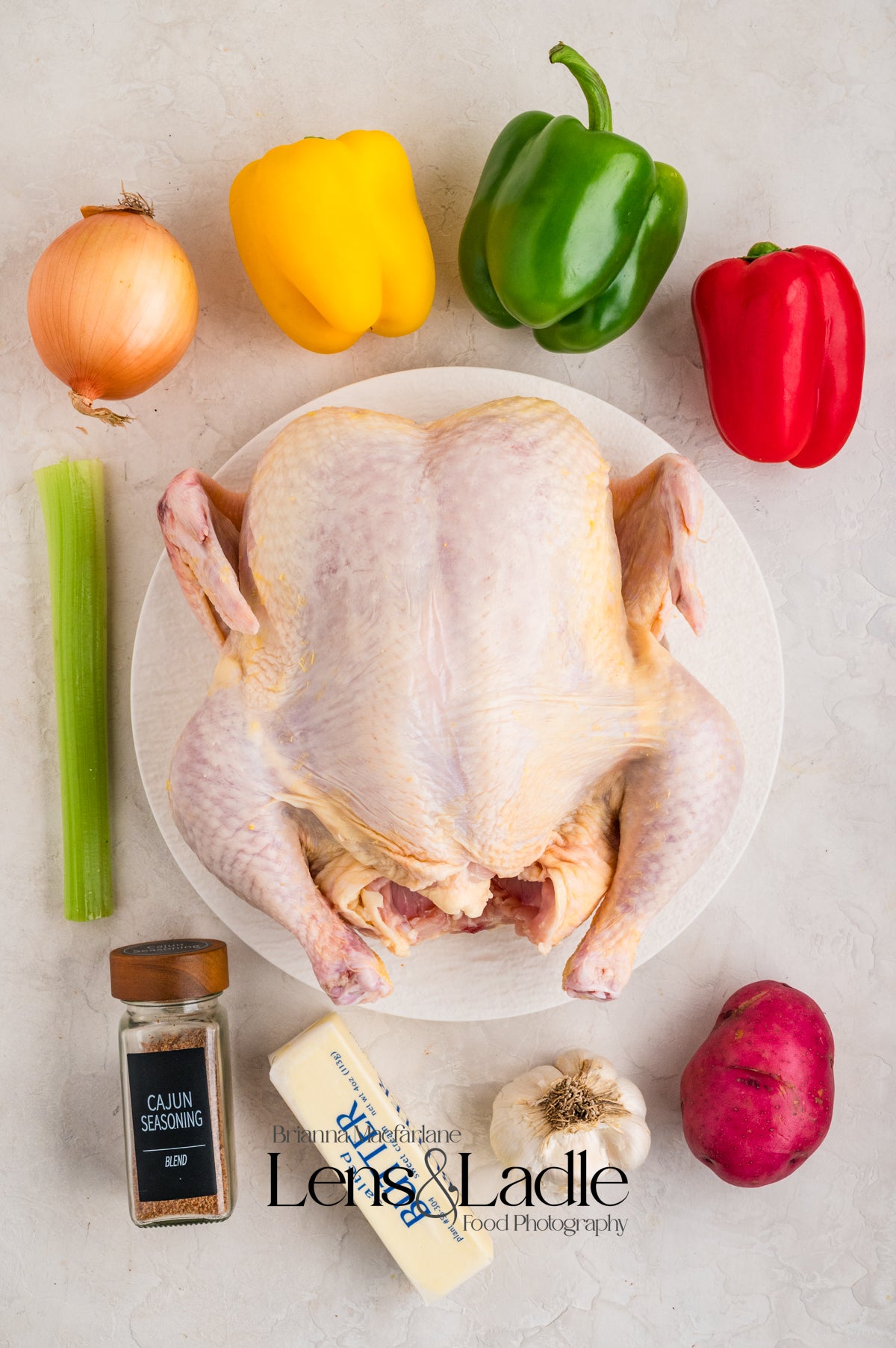 Whole Roasted Cajun Chicken- Exclusive Recipe Set