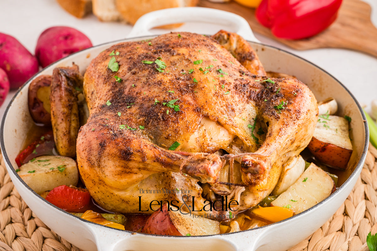 Whole Roasted Cajun Chicken- Exclusive Recipe Set
