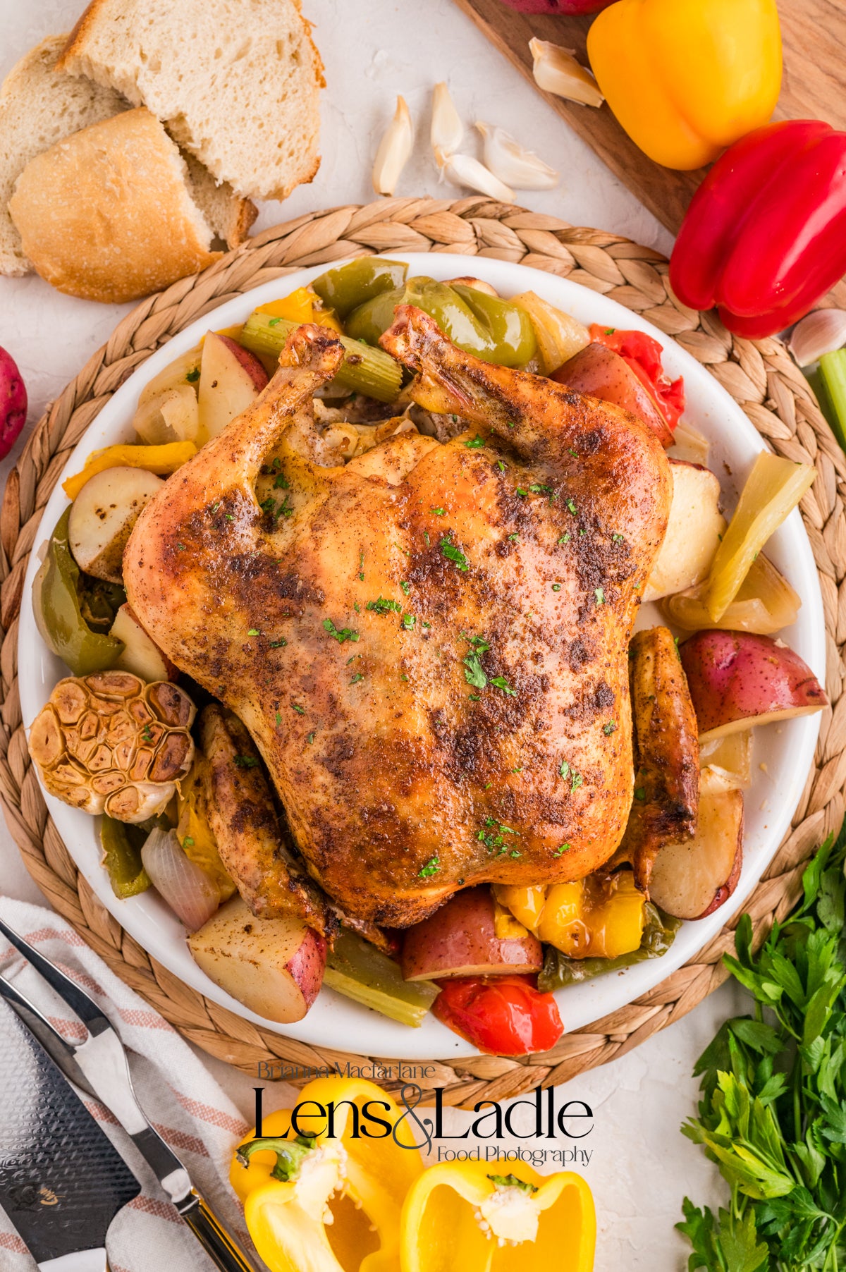 Whole Roasted Cajun Chicken- Exclusive Recipe Set