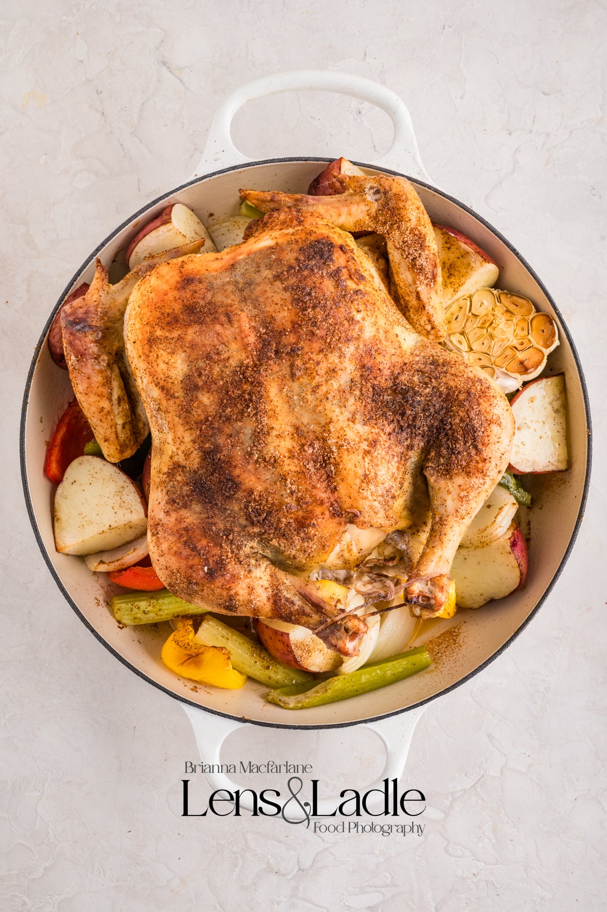 Whole Roasted Cajun Chicken- Exclusive Recipe Set