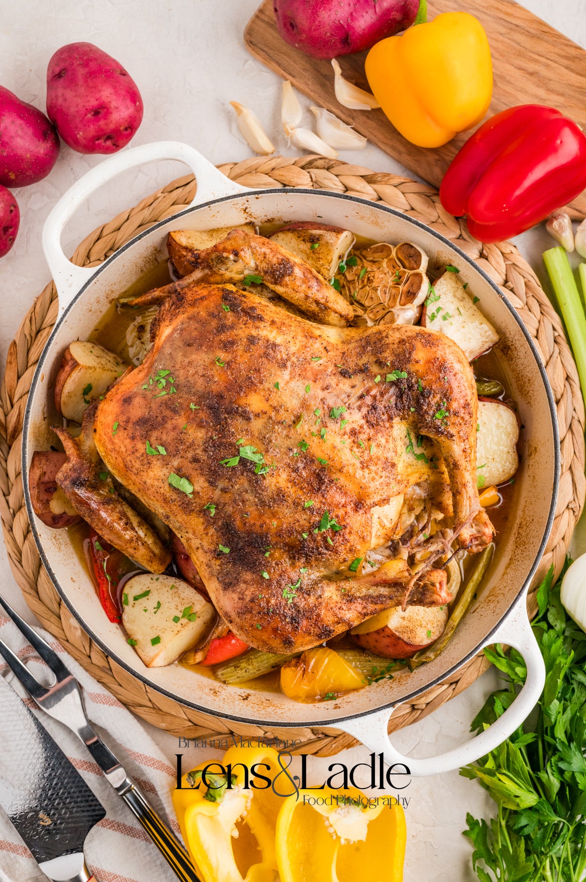 Whole Roasted Cajun Chicken- Exclusive Recipe Set
