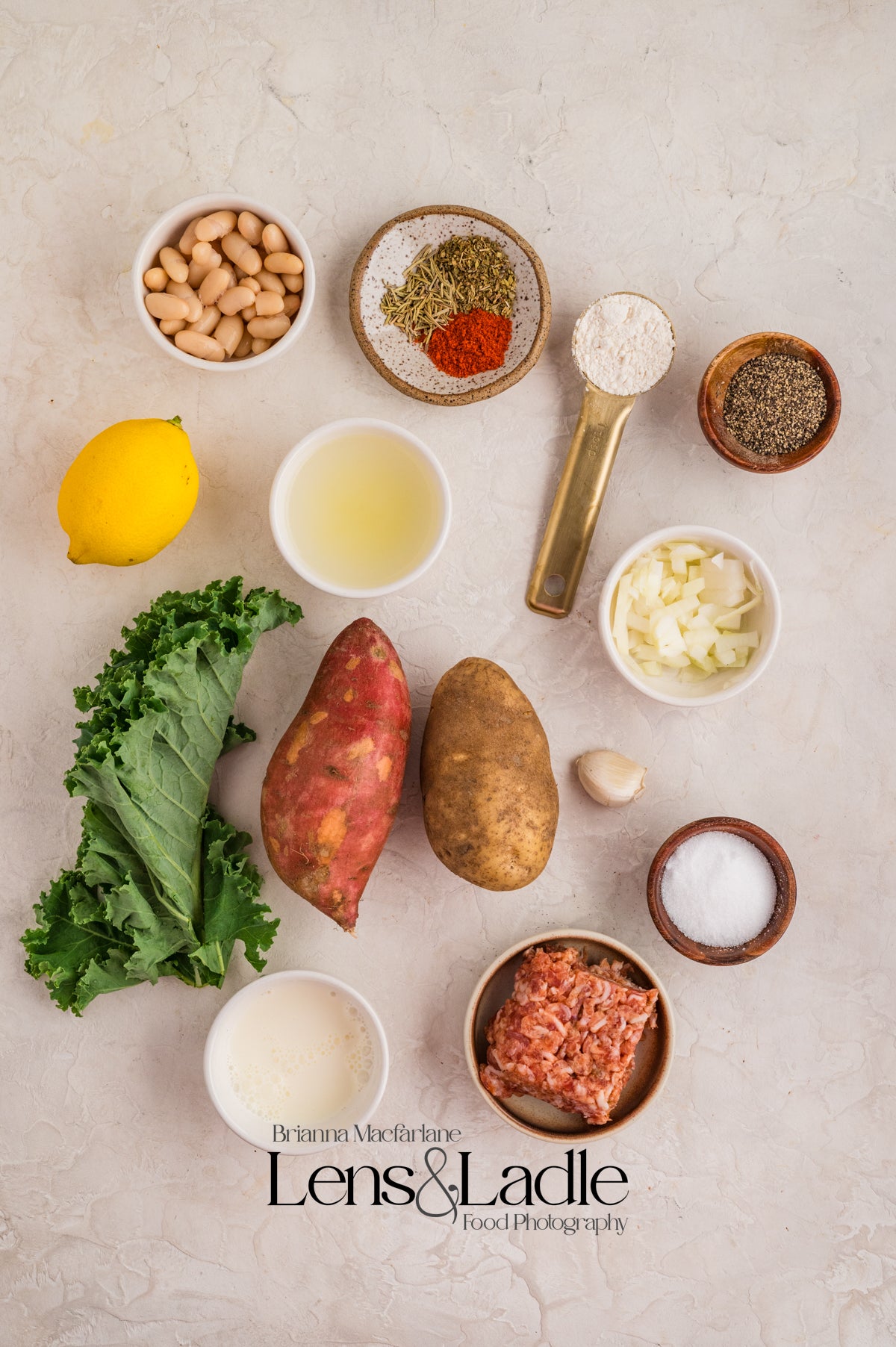 Sausage, Kale, and White Bean Soup- Exclusive Recipe Set