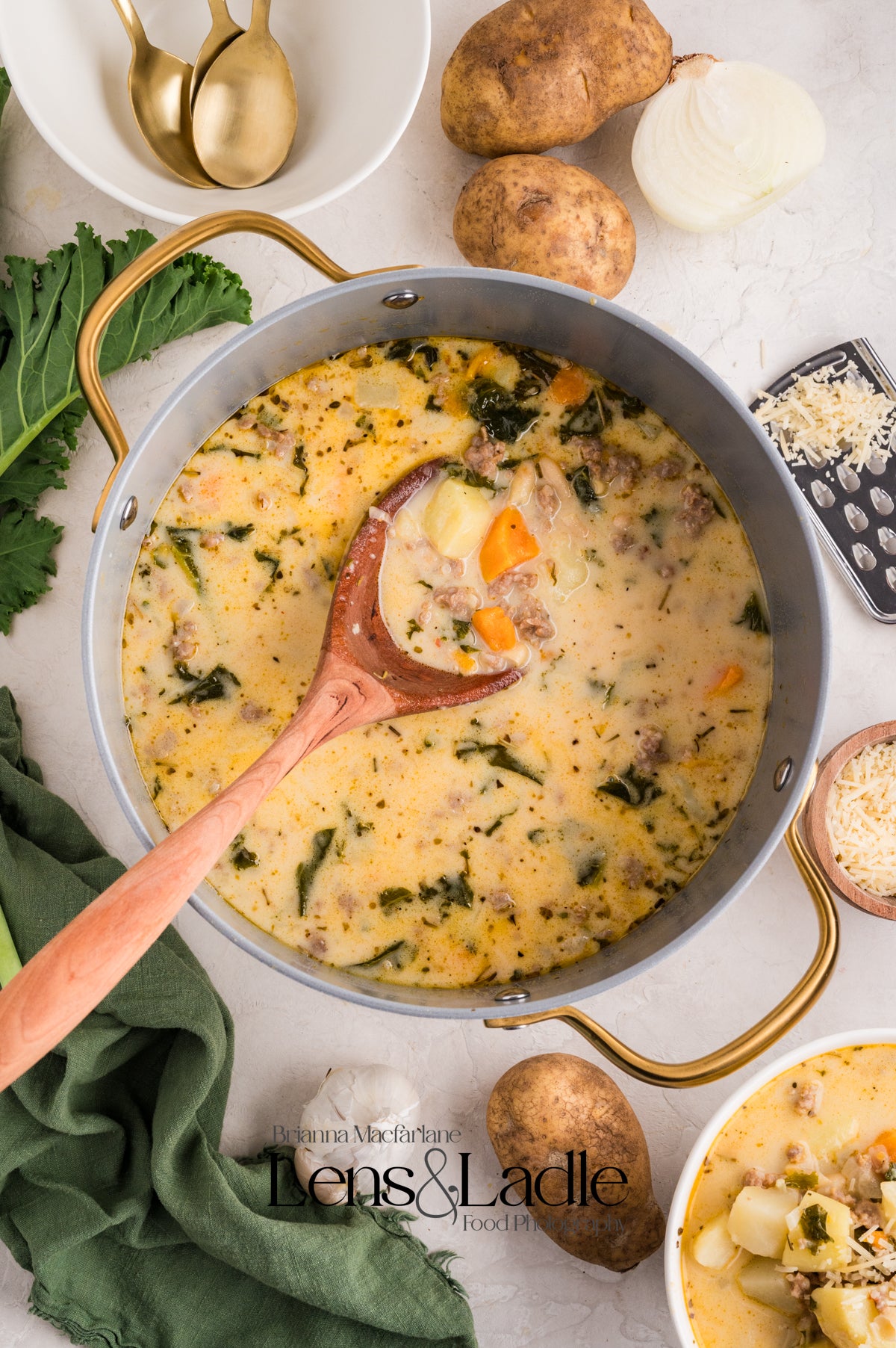 Sausage, Kale, and White Bean Soup- Exclusive Recipe Set