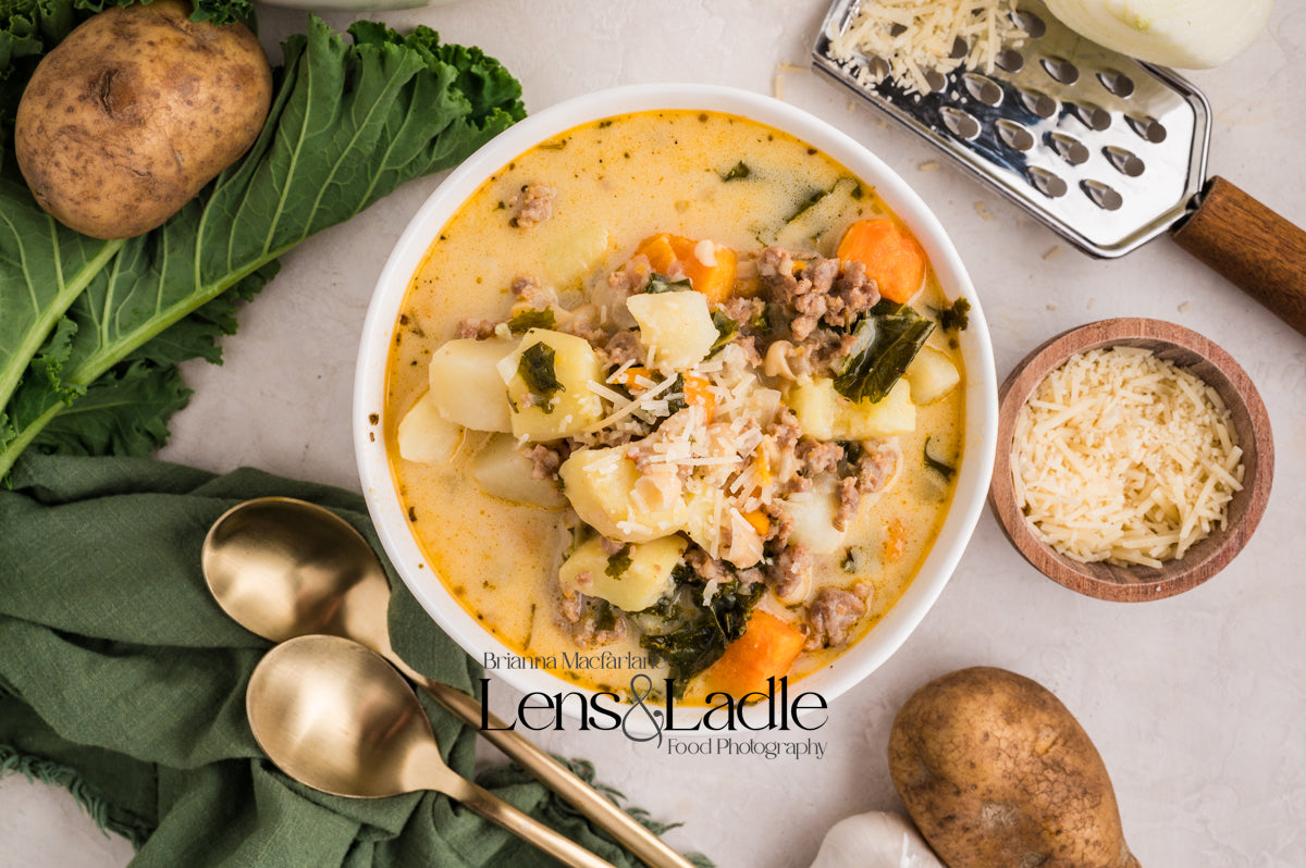 Sausage, Kale, and White Bean Soup- Exclusive Recipe Set