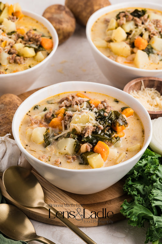 Sausage, Kale, and White Bean Soup- Exclusive Recipe Set