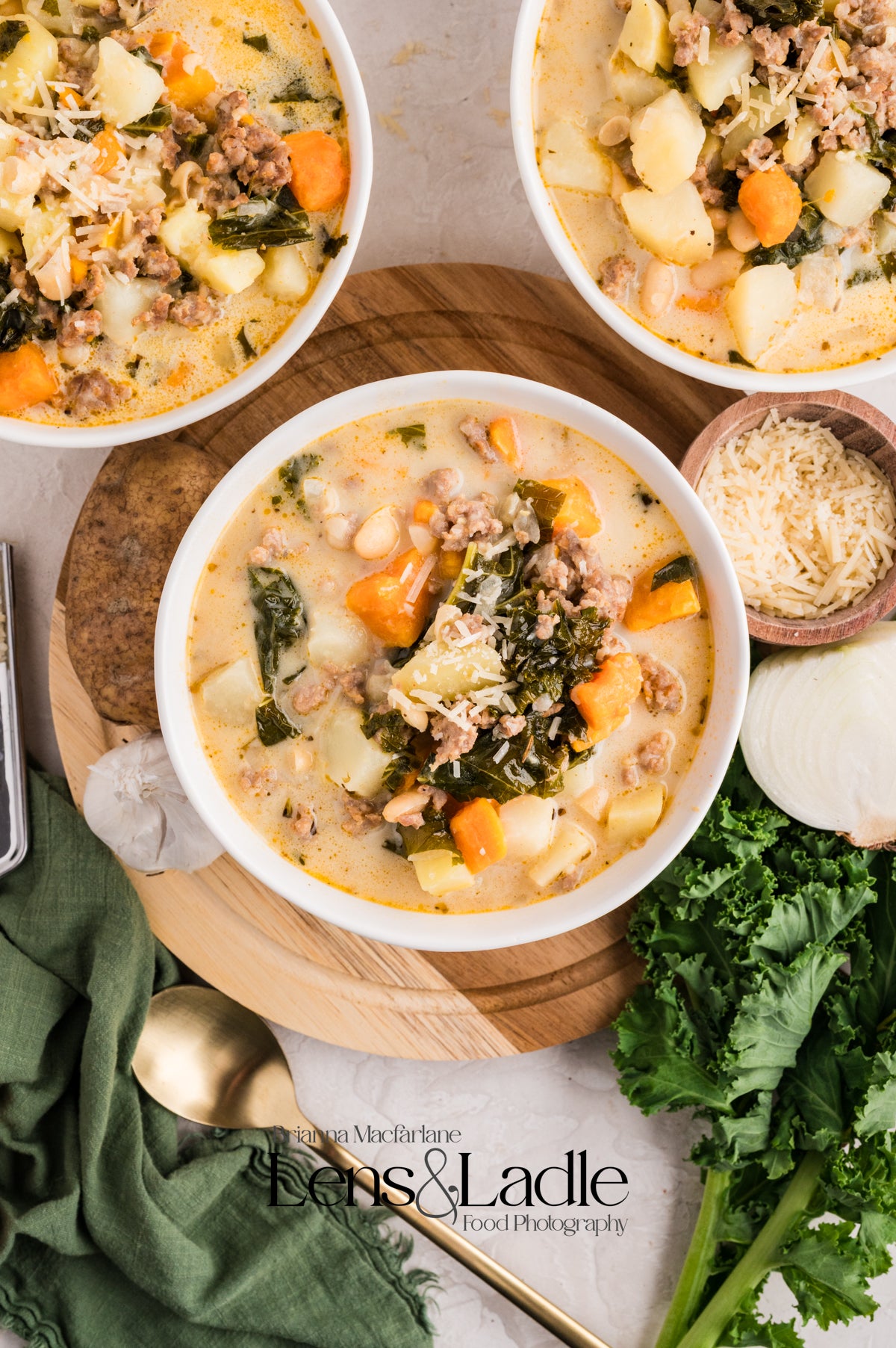 Sausage, Kale, and White Bean Soup- Exclusive Recipe Set