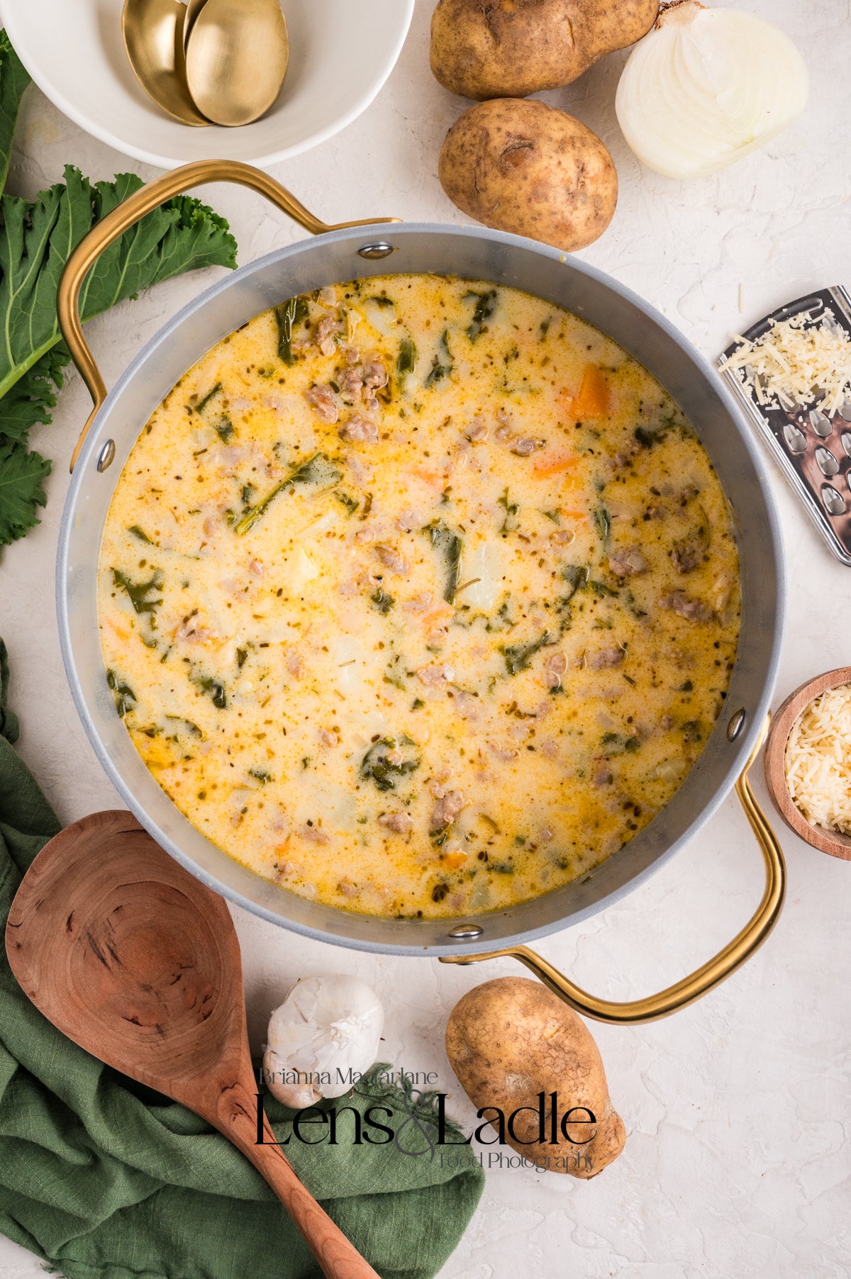 Sausage, Kale, and White Bean Soup- Exclusive Recipe Set