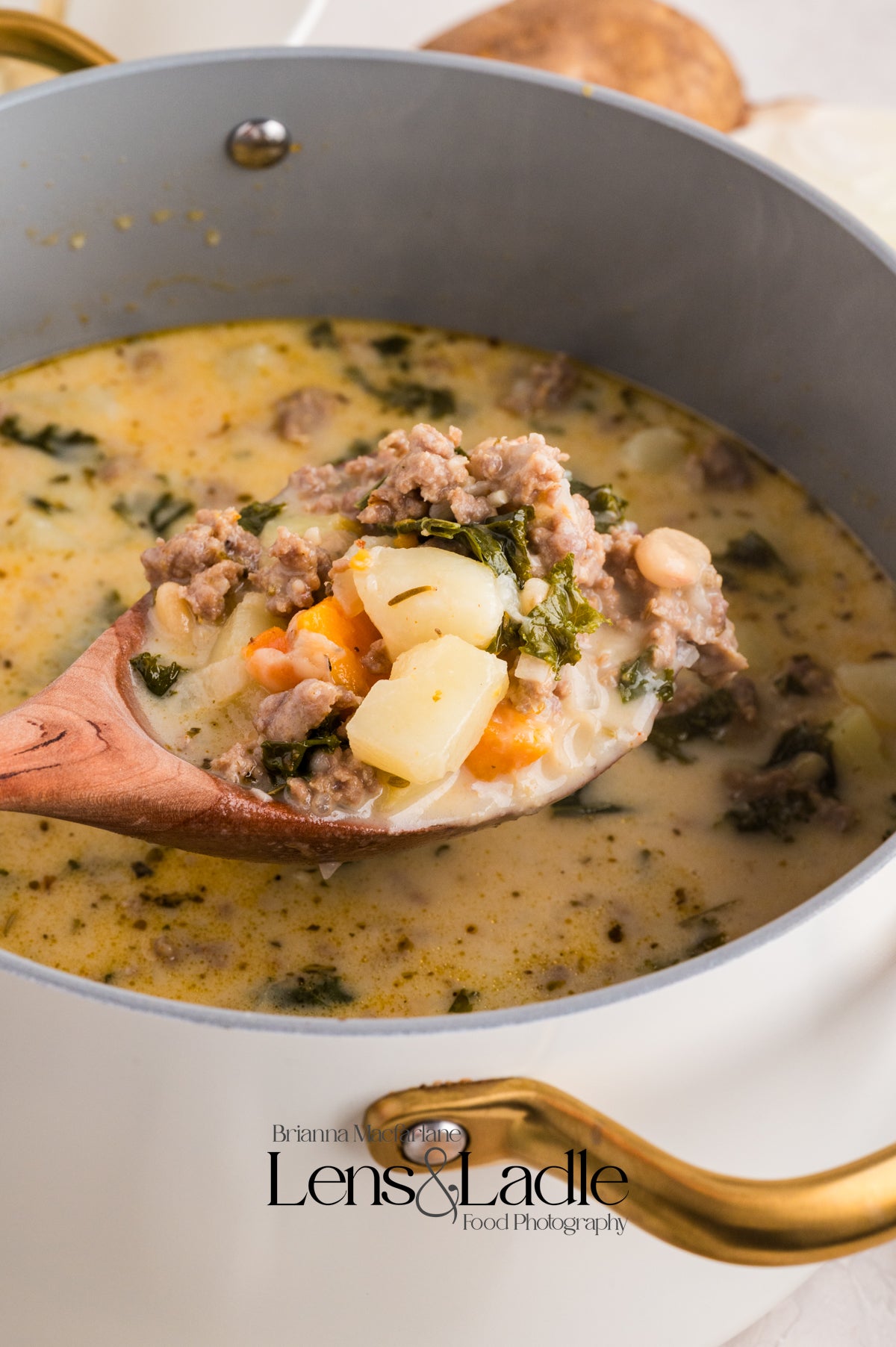 Sausage, Kale, and White Bean Soup- Exclusive Recipe Set
