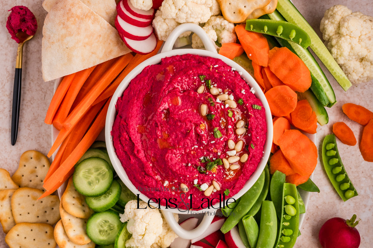 Beet Hummus- Exclusive Recipe Set