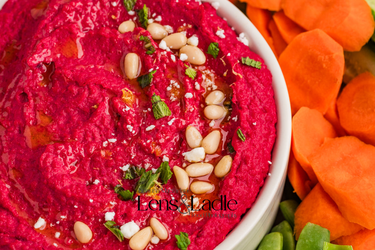 Beet Hummus- Exclusive Recipe Set