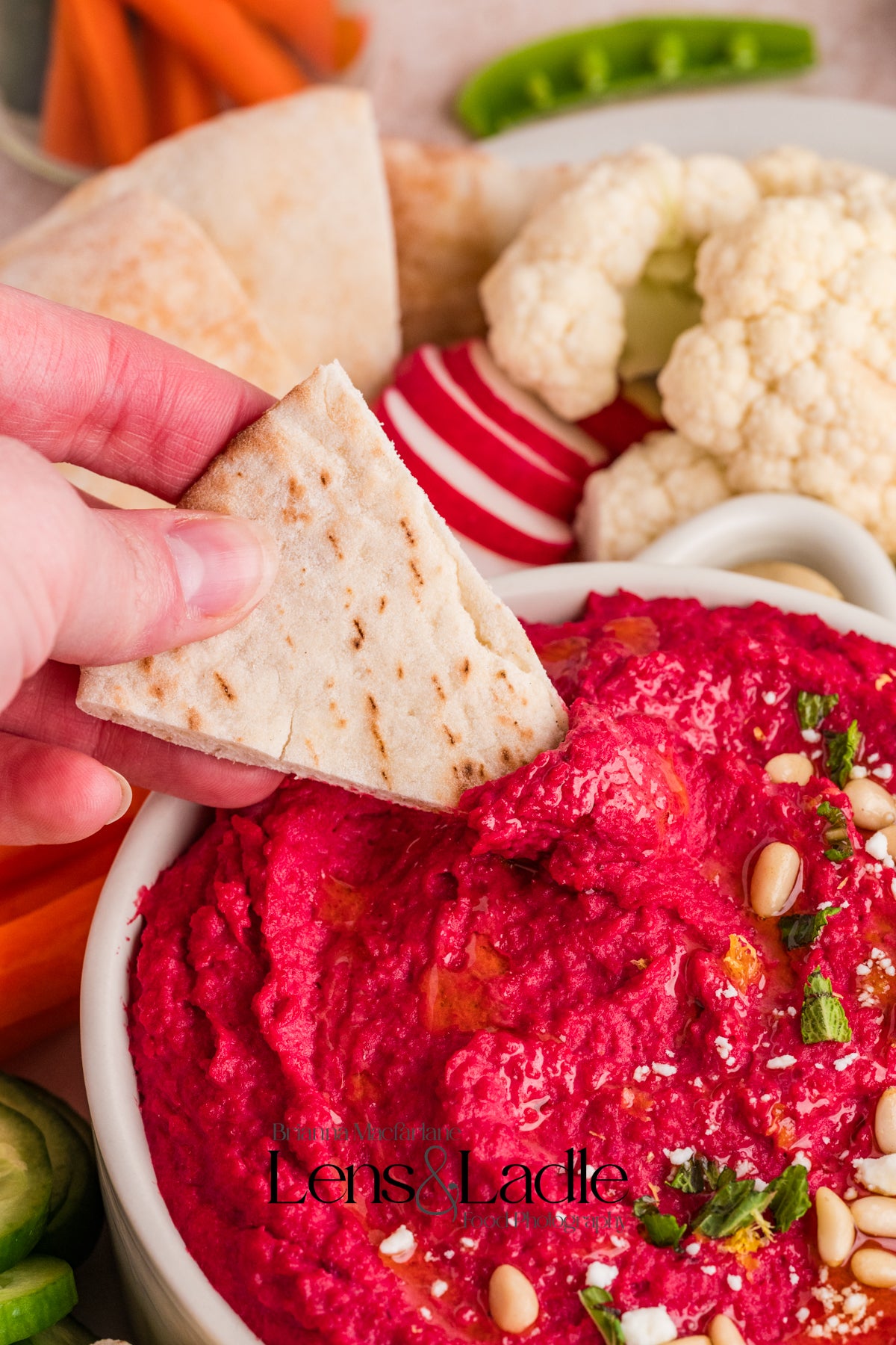 Beet Hummus- Exclusive Recipe Set