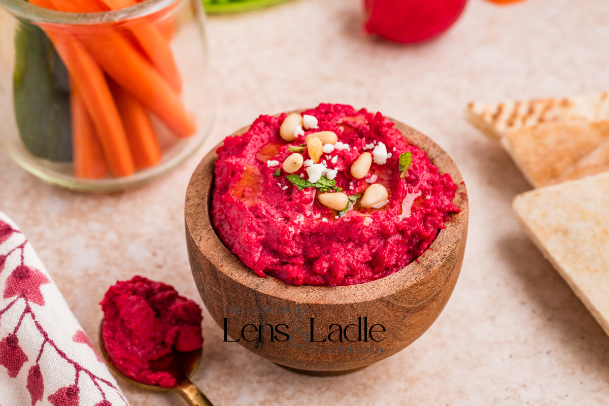 Beet Hummus- Exclusive Recipe Set