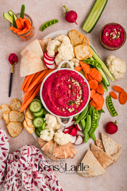 Beet Hummus- Exclusive Recipe Set