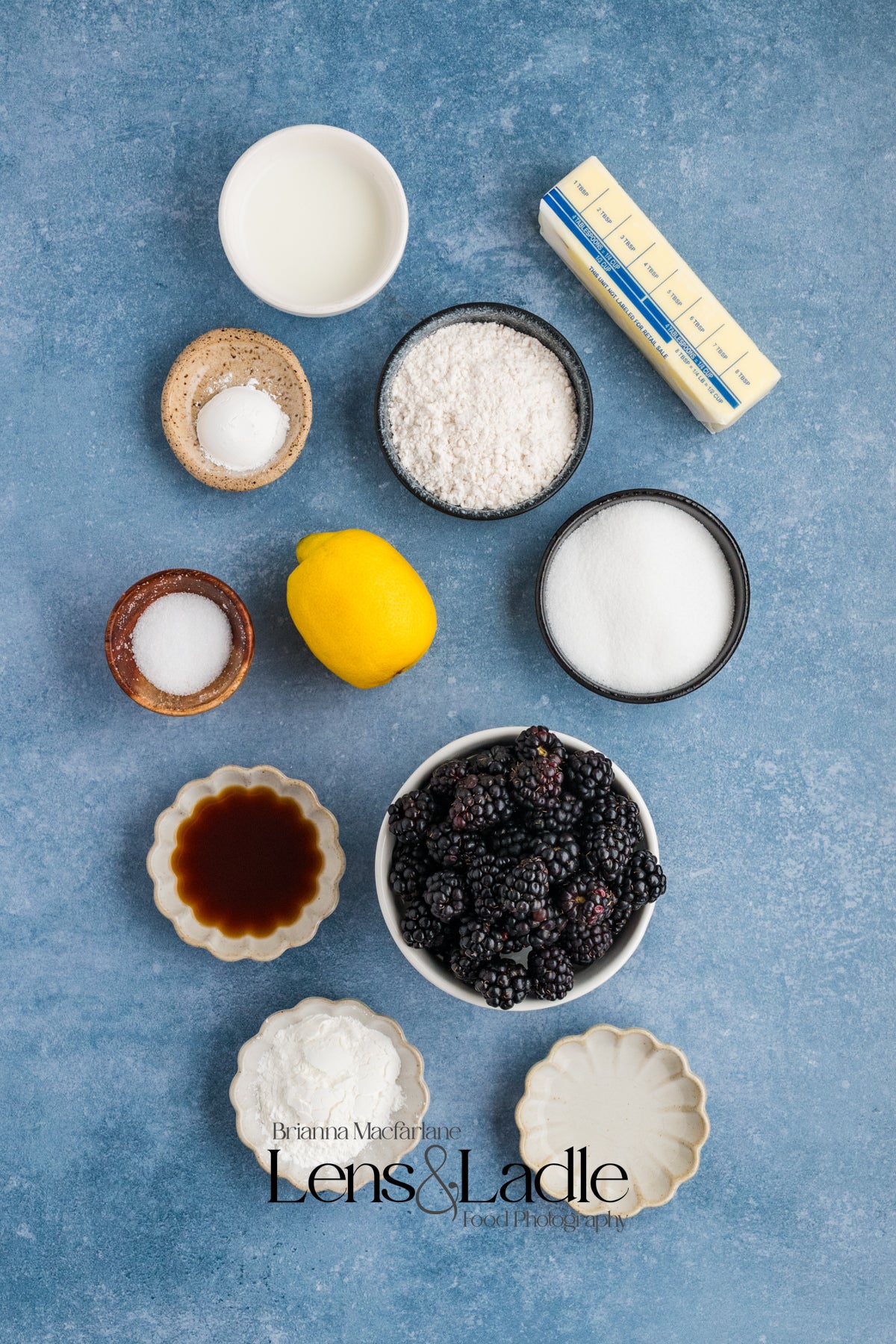 Blackberry Cobbler- Exclusive Recipe Set