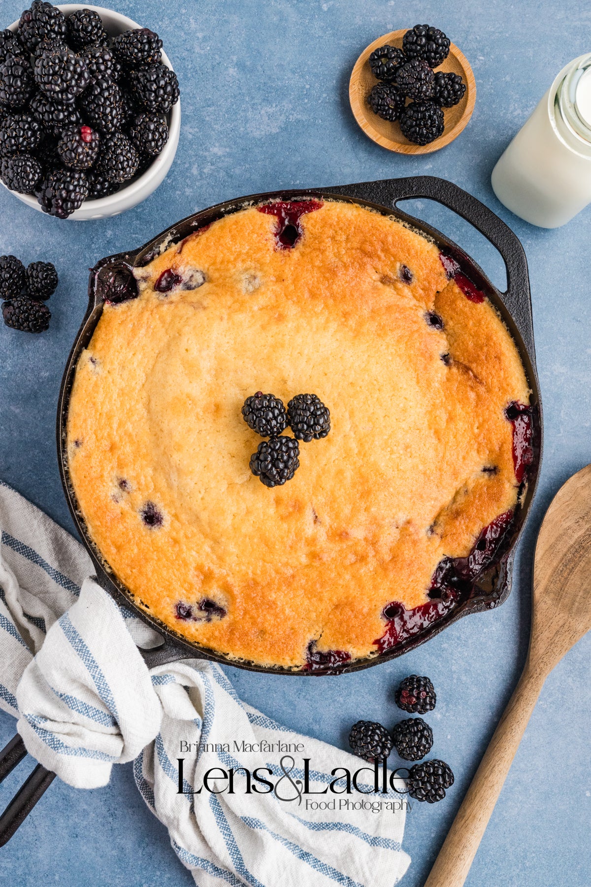 Blackberry Cobbler- Exclusive Recipe Set