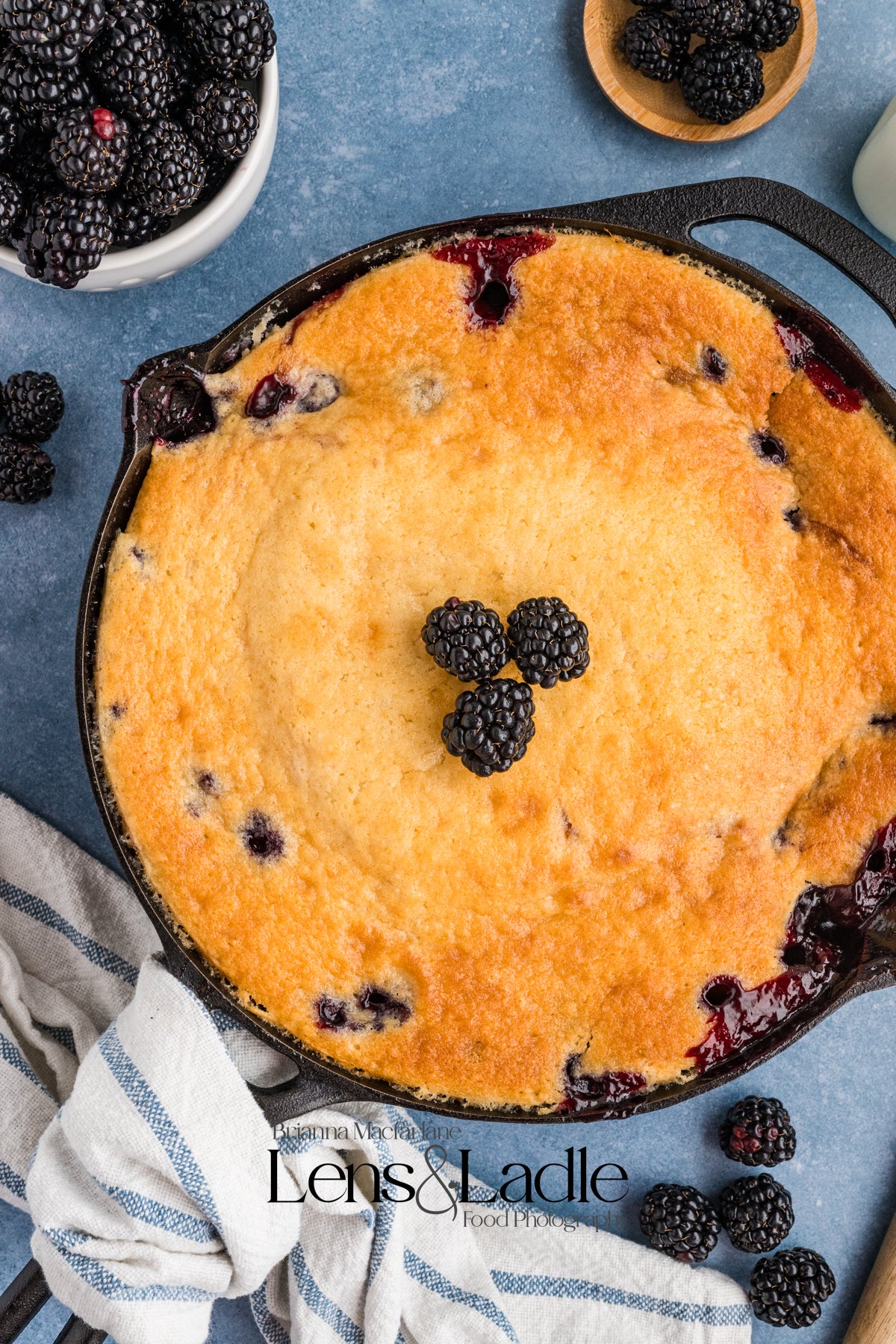 Blackberry Cobbler- Exclusive Recipe Set