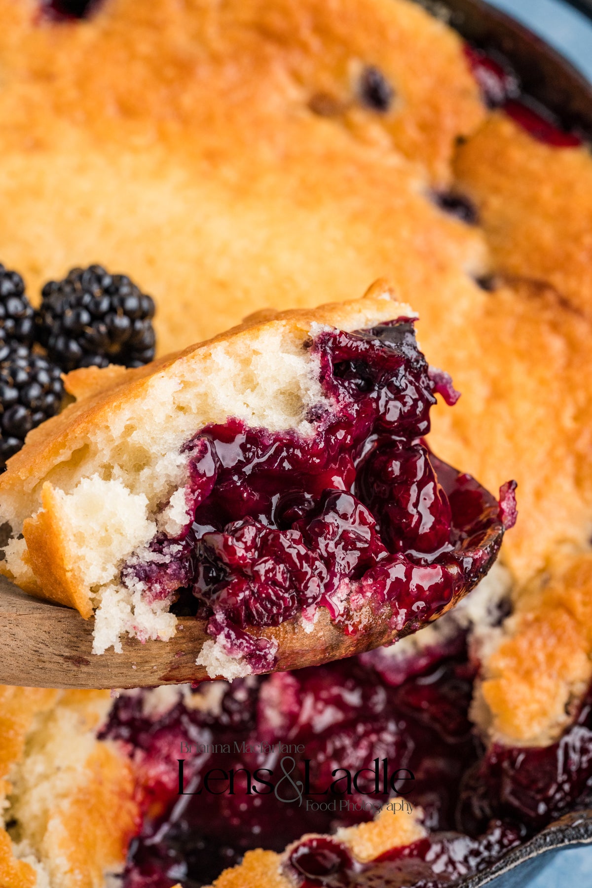 Blackberry Cobbler- Exclusive Recipe Set