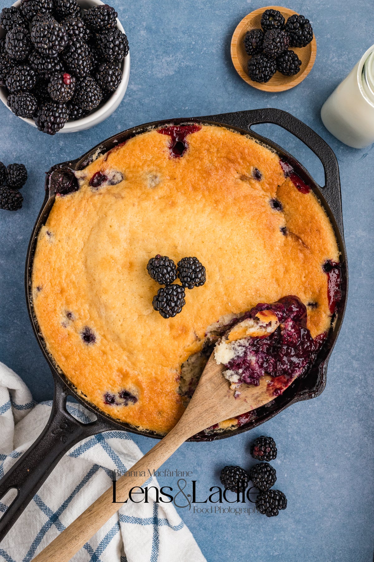 Blackberry Cobbler- Exclusive Recipe Set