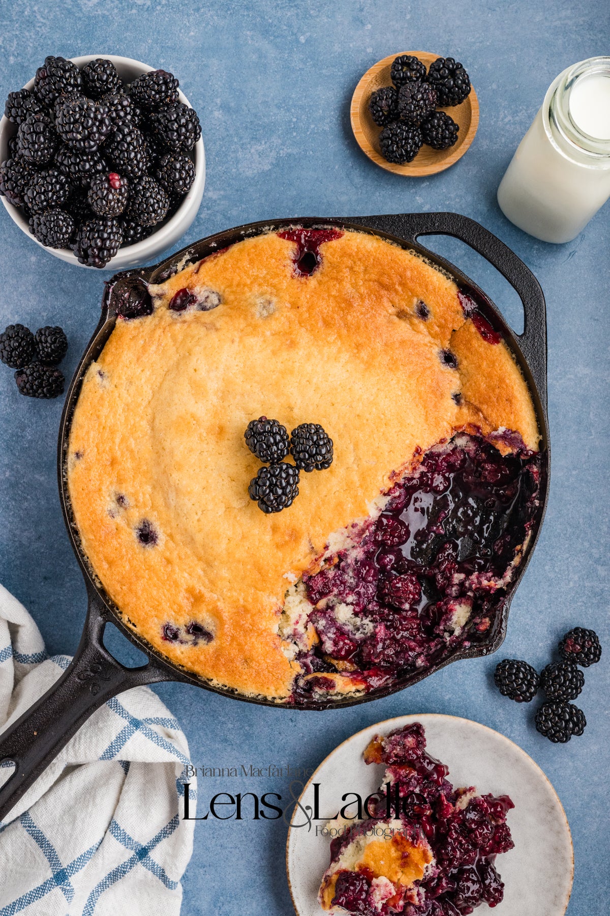 Blackberry Cobbler- Exclusive Recipe Set