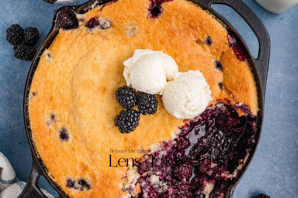 Blackberry Cobbler- Exclusive Recipe Set