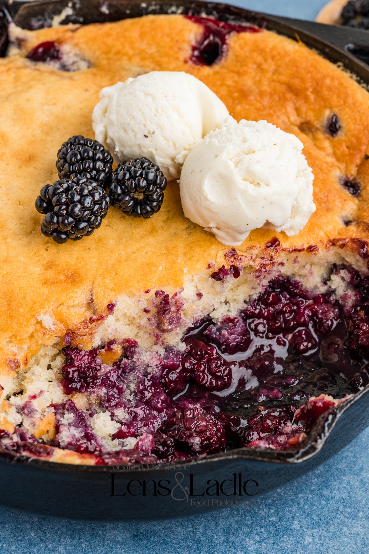Blackberry Cobbler- Exclusive Recipe Set