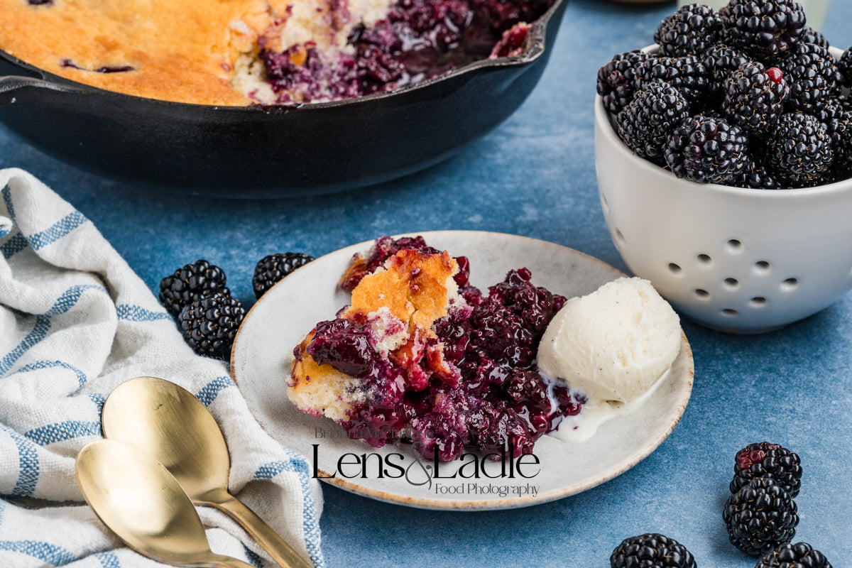 Blackberry Cobbler- Exclusive Recipe Set