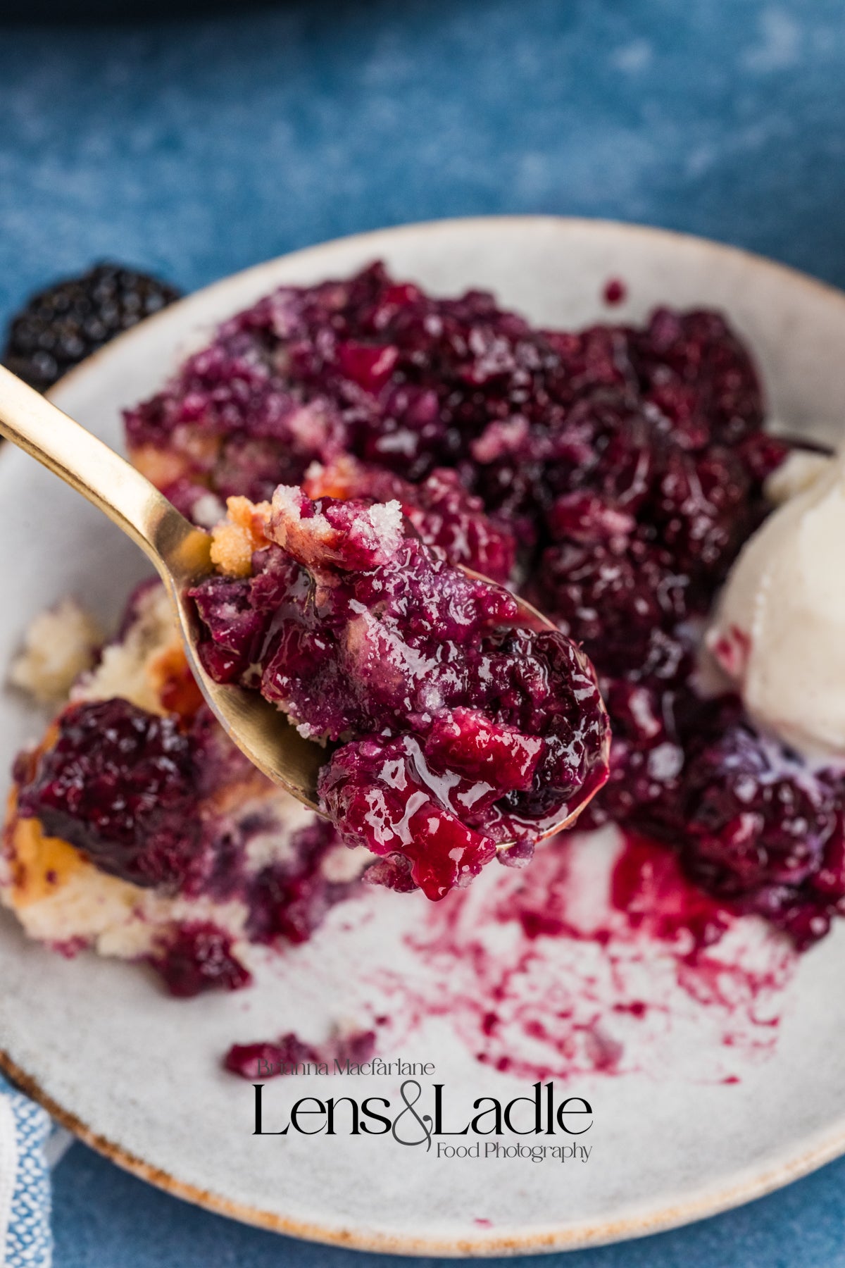 Blackberry Cobbler- Exclusive Recipe Set