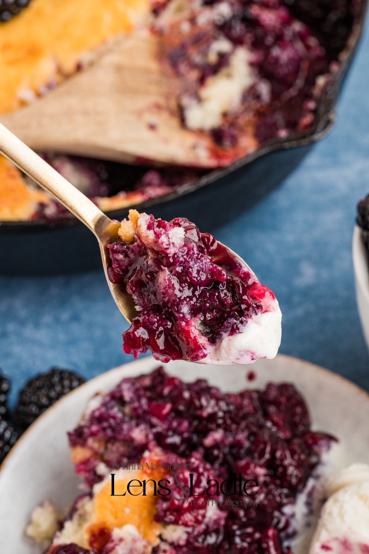 Blackberry Cobbler- Exclusive Recipe Set