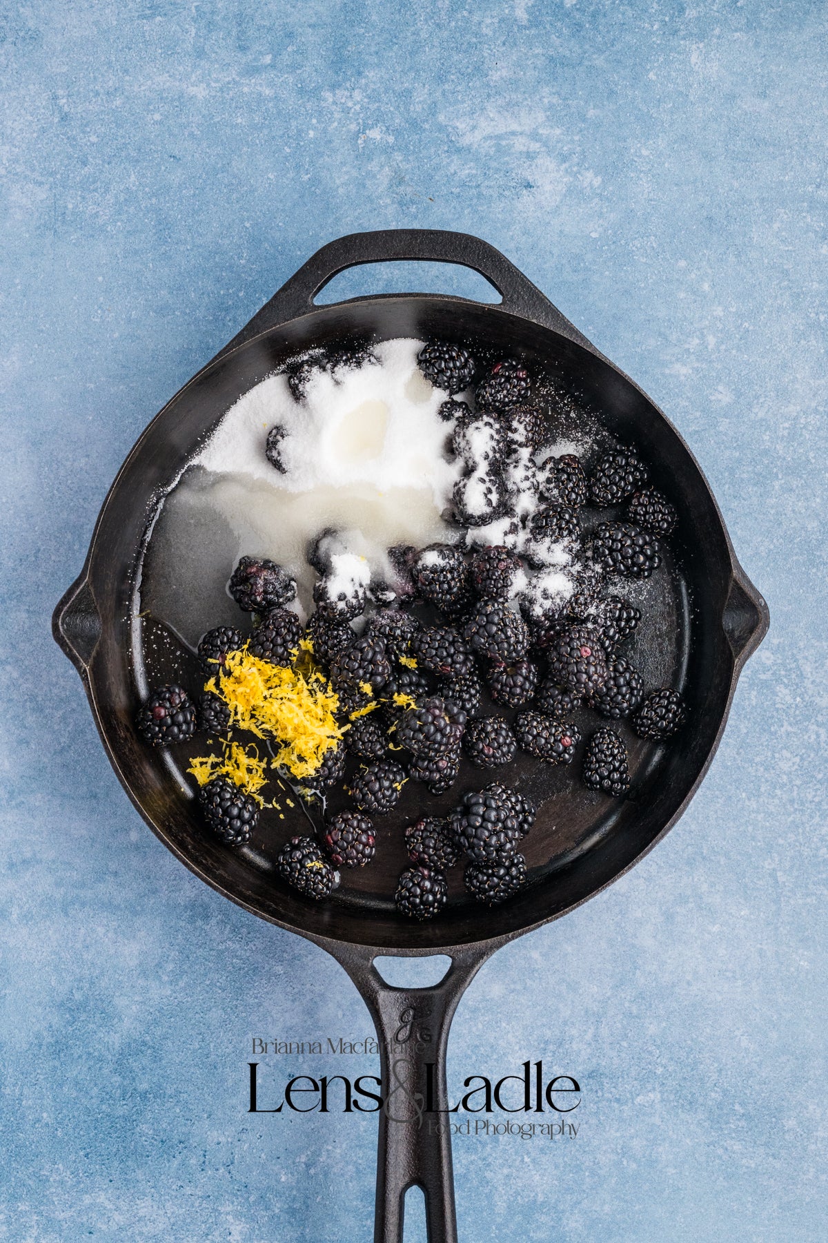 Blackberry Cobbler- Exclusive Recipe Set