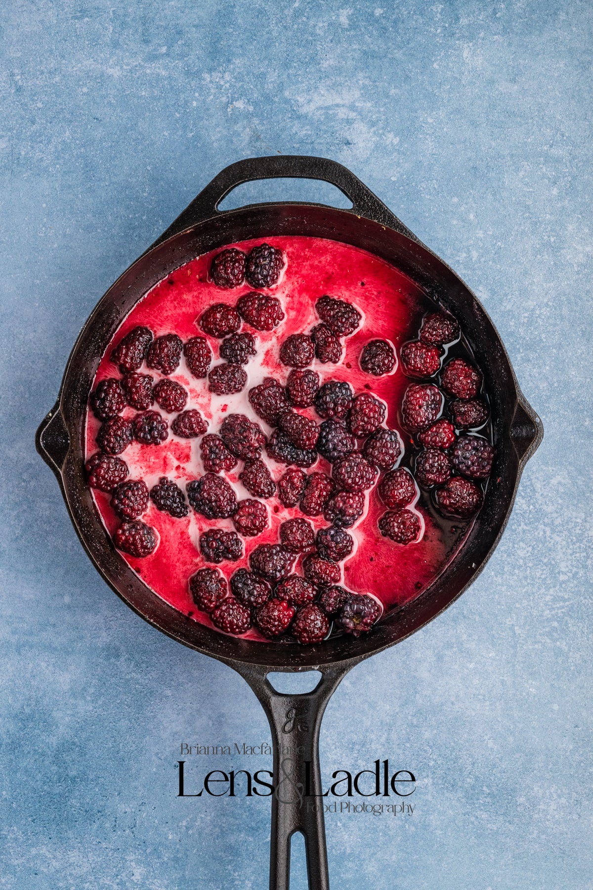 Blackberry Cobbler- Exclusive Recipe Set