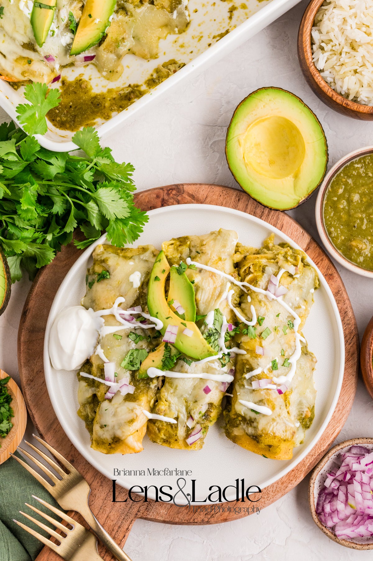 Chicken Chile Verde & Chile Verde Enchiladas- 2 Exclusive Recipes Set