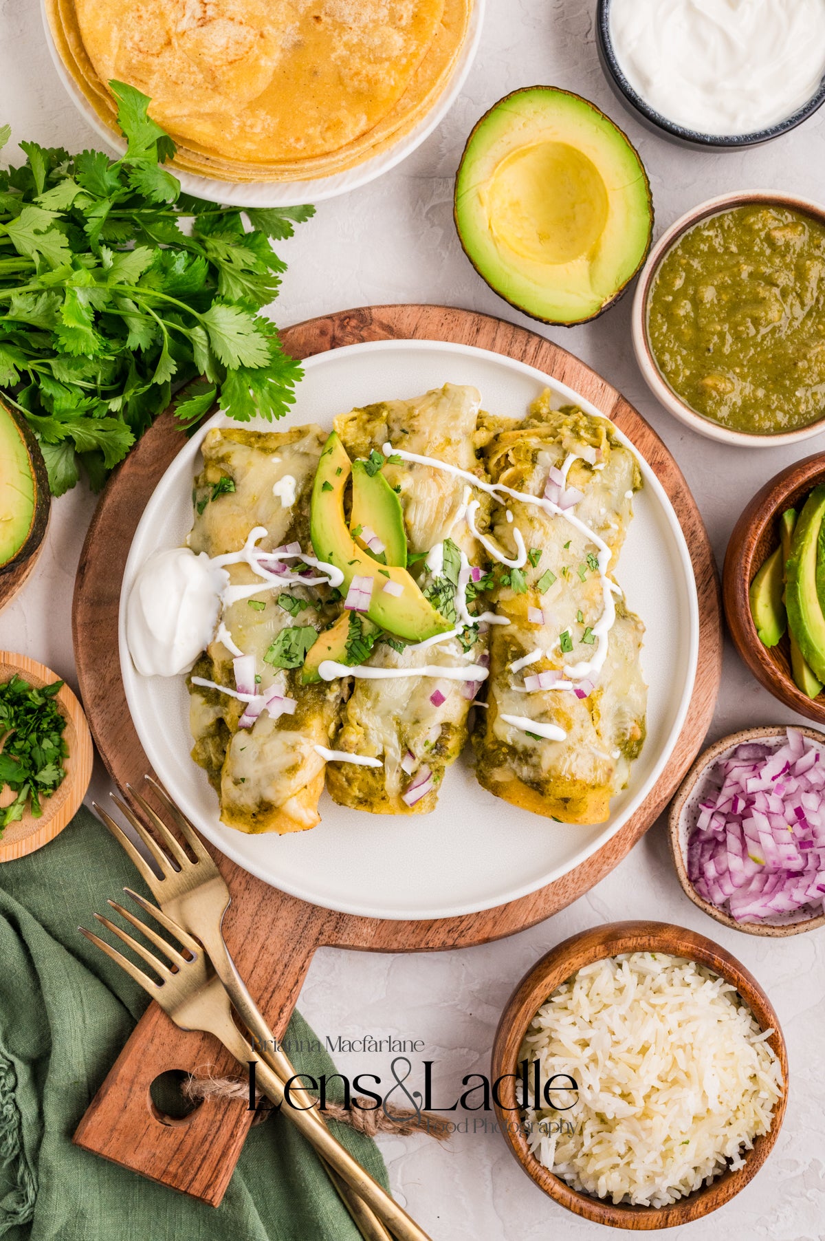 Chicken Chile Verde & Chile Verde Enchiladas- 2 Exclusive Recipes Set