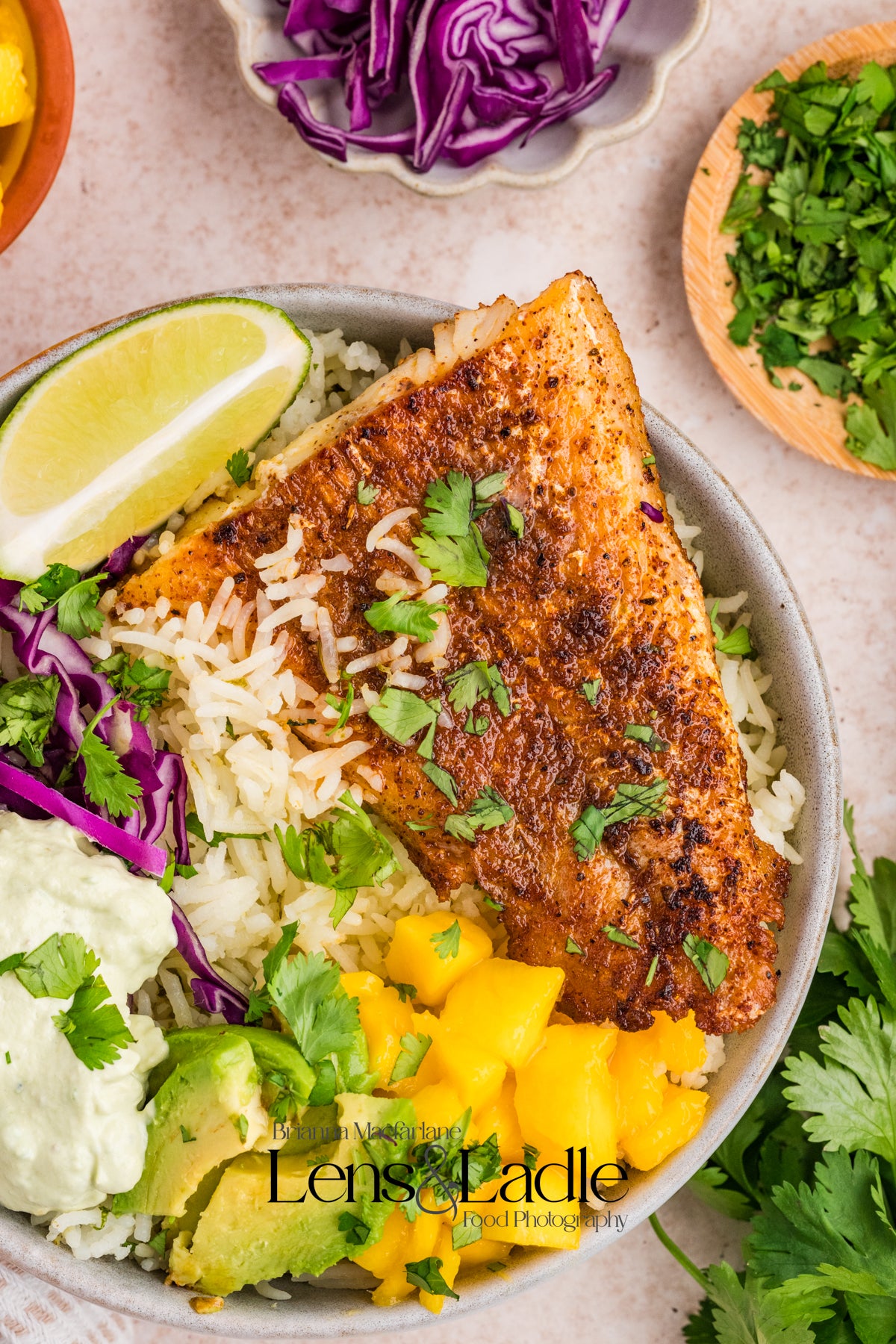 Fish Taco bowls and Cilantro Lime Rice-2 Exclusive Recipe Sets