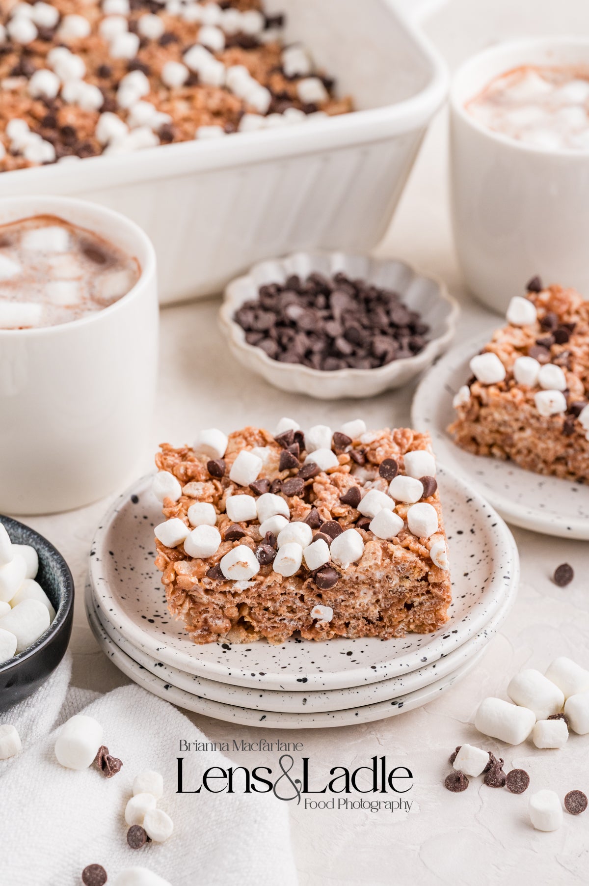 Hot Chocolate Rice Krispie Treats- Exclusive Recipe Set