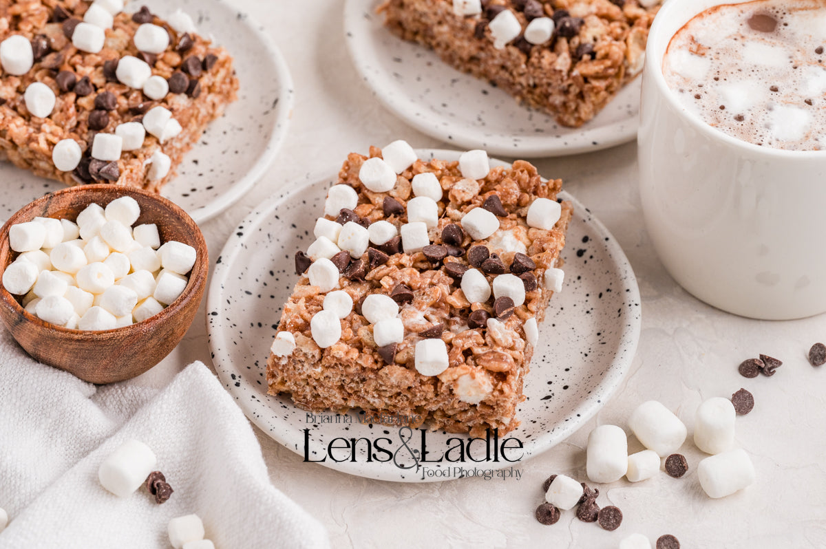 Hot Chocolate Rice Krispie Treats- Exclusive Recipe Set