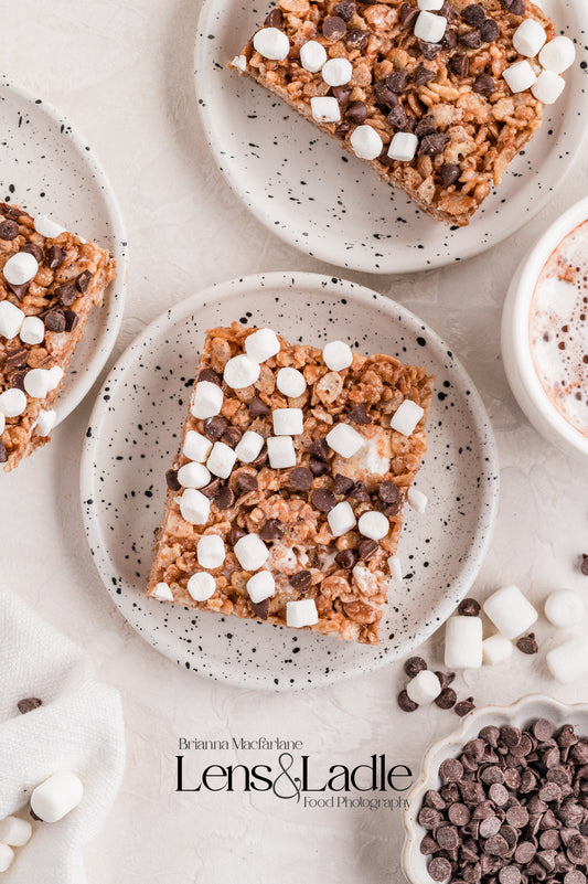 Hot Chocolate Rice Krispie Treats- Exclusive Recipe Set