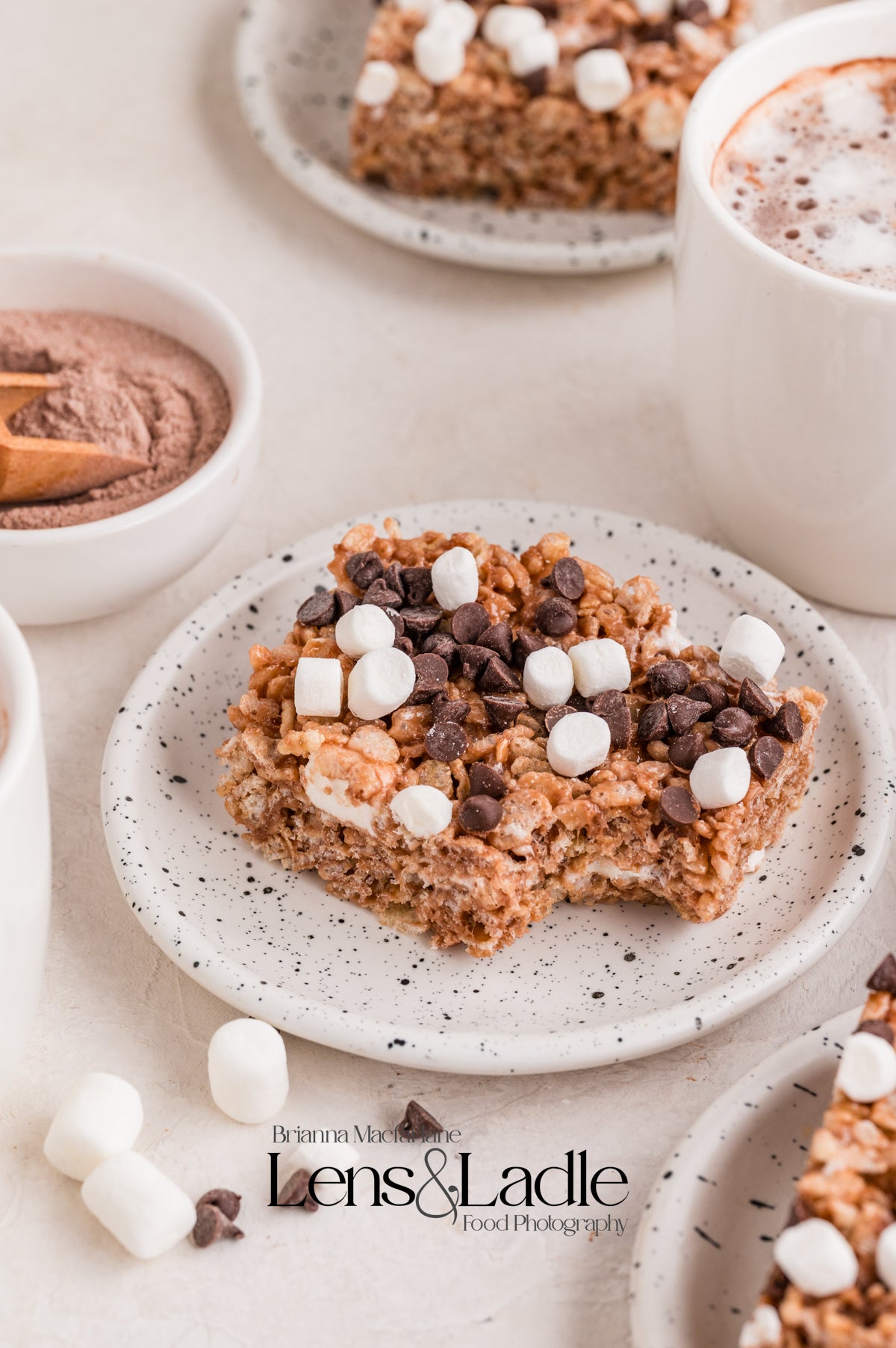Hot Chocolate Rice Krispie Treats- Exclusive Recipe Set