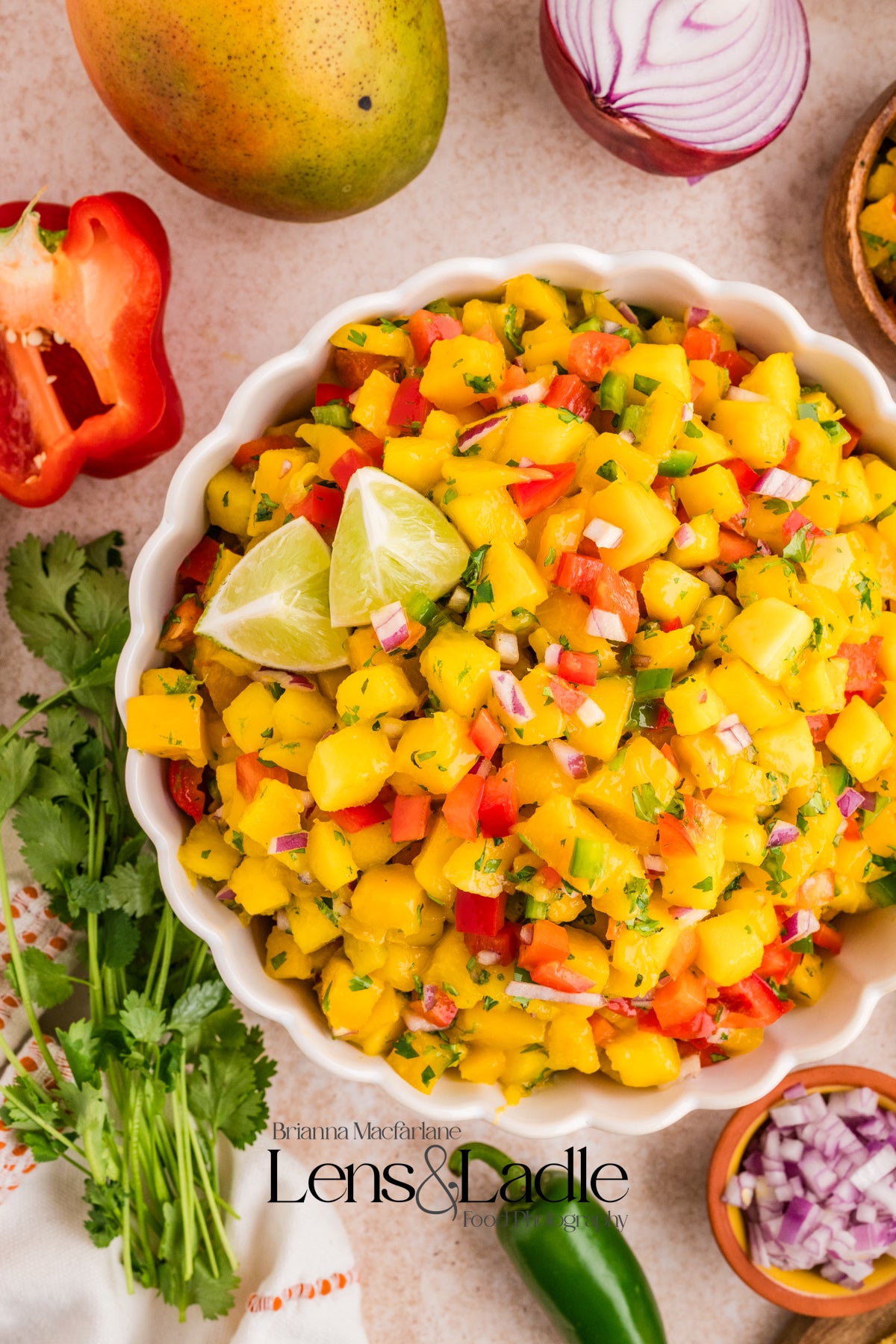 Beer-Battered Fish Tacos (with chipotle crema) and Mango Salsa- 2 exclusive recipes set