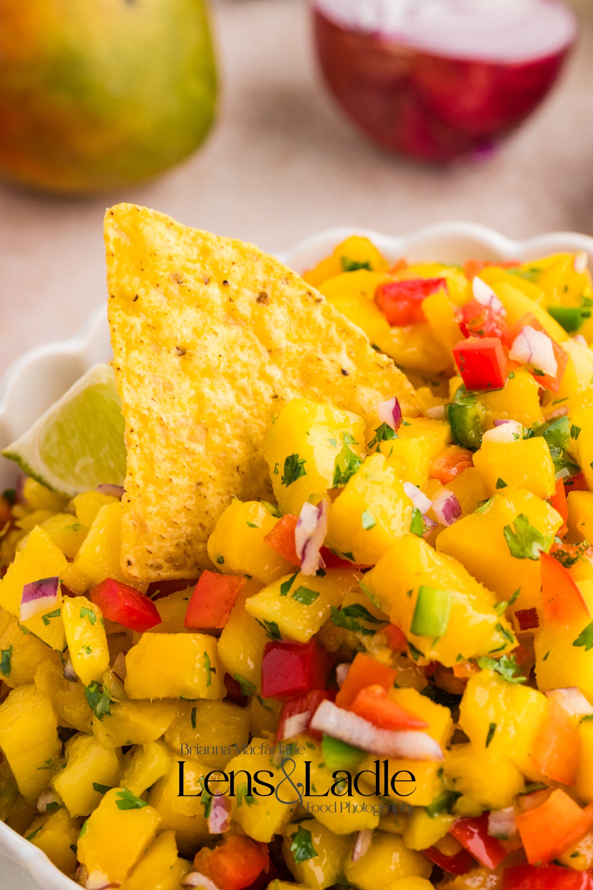 Beer-Battered Fish Tacos (with chipotle crema) and Mango Salsa- 2 exclusive recipes set