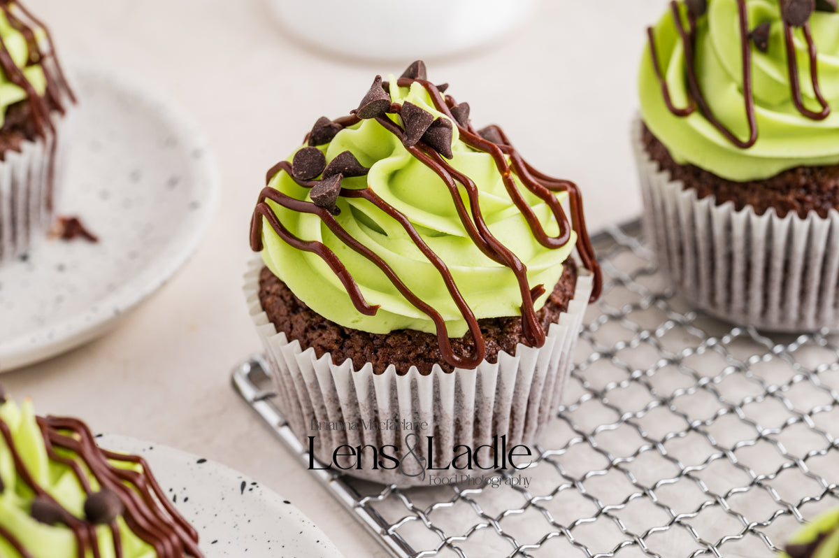 Mint Chocolate Cupcakes- Exclusive Recipe Set